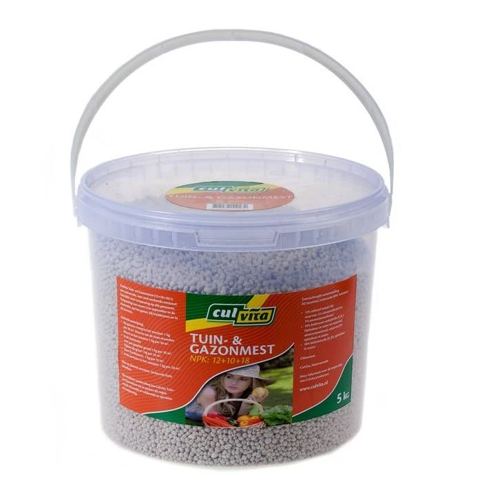 Culvita Engrais Pour Jardin Et Pelouse 5 Kg NPK 12+10+18 1 Culvita Engrais Pour Jardin Et Pelouse 5 Kg NPK 12+10+18