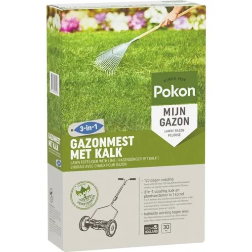 Engrais Pour Pelouse Pokon à La Chaux 3-en-1 Pour 30m² -Fournitures De Jardin Soldes 2024 fd22344wh