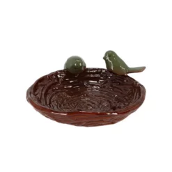 ESSCHERT DESIGN Keramiek Nestvormig Vogelbad